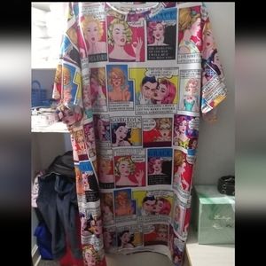 Shein Comic Shirt